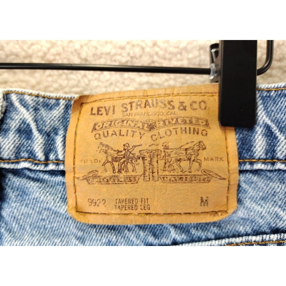 Vintage Levis 9922 MOM Jeans Womens 24 Blue Relax Tapered Fit ORANGE TAB‎ 42x30 - Picture 4 of 16